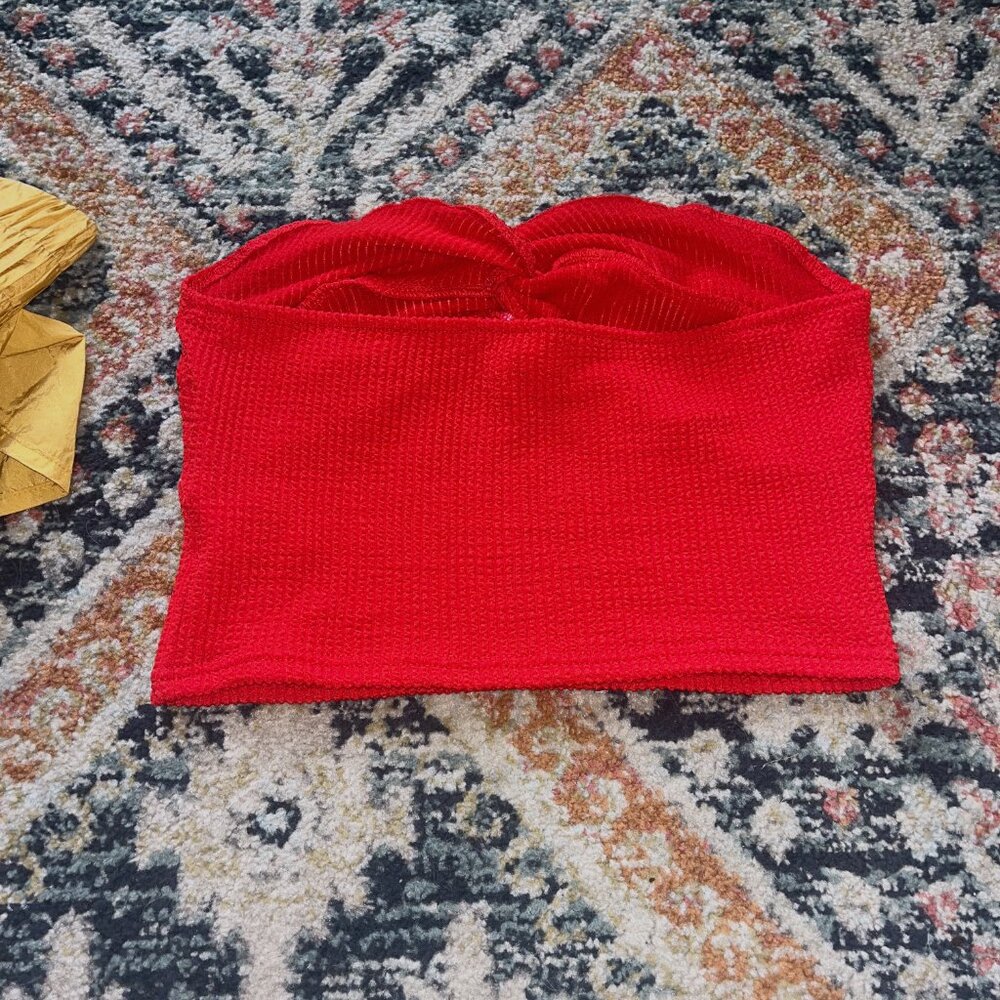 Red Tube Top - Picture 2 of 2